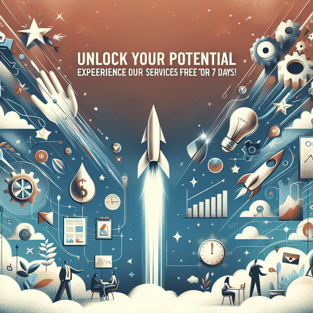 Unlock Your Potential: Experience Our Services Free for 7 Days!